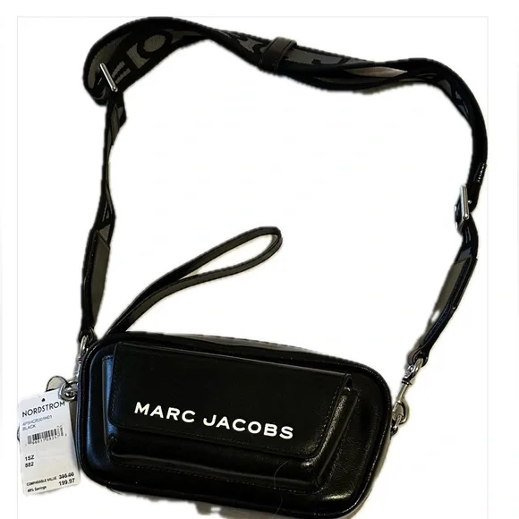 NWT ❤️ Marc Jacobs Bold Cargo Crossbody Bag in Black - MSRP $395 - Picture 2 of 4